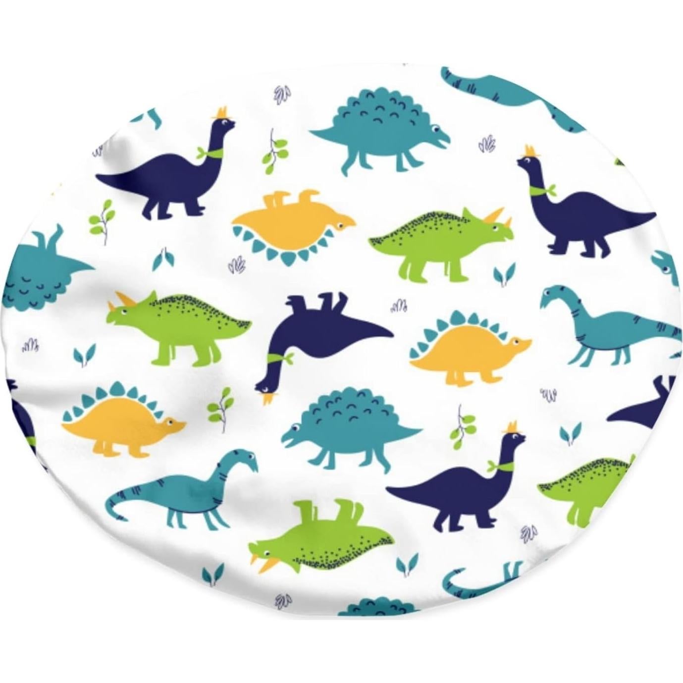 Gorro de dormir Babrukda Kids de satén para niños dinosaurio