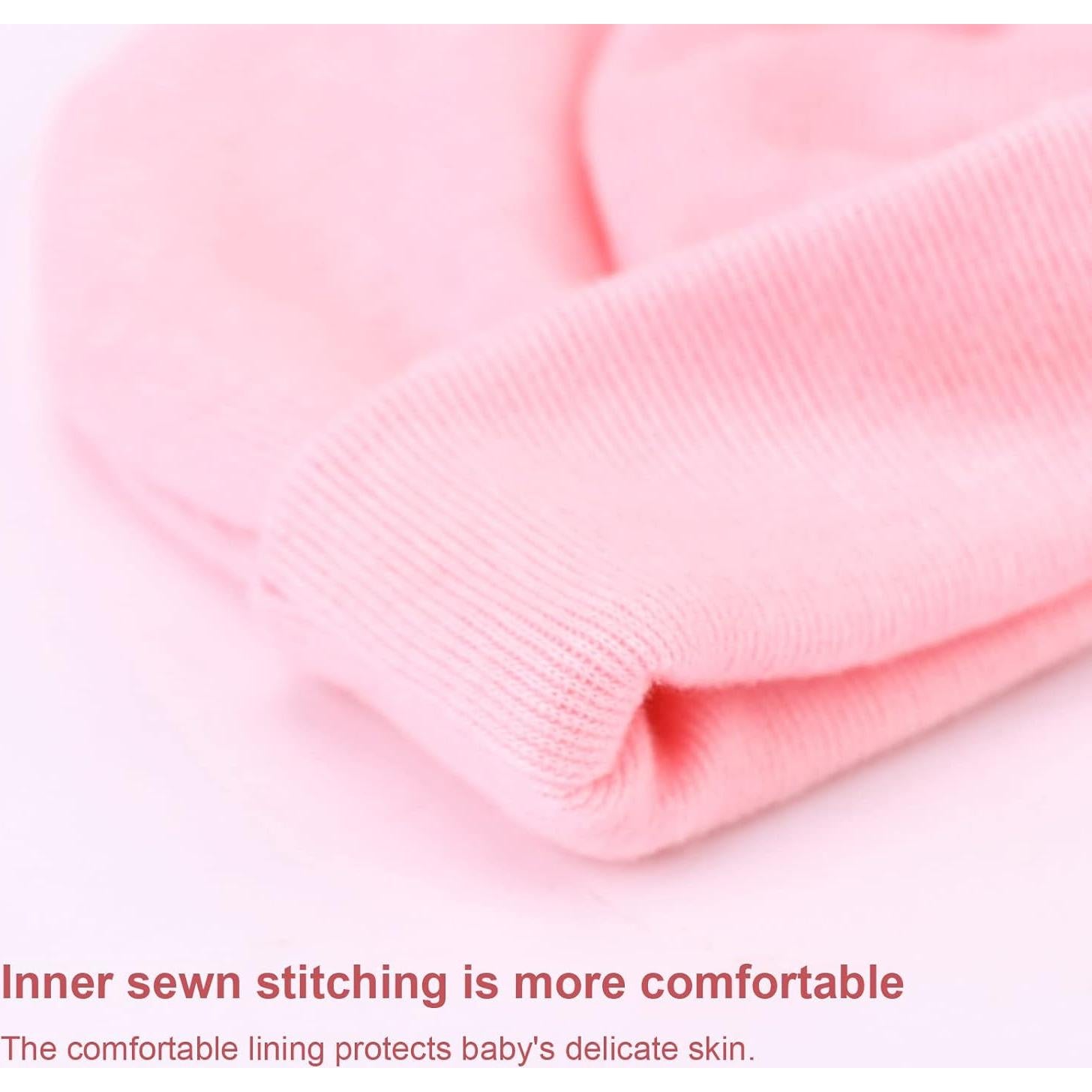 Conjunto de Gorro y Manoplas AQOKKA Bebés 0-6 Meses