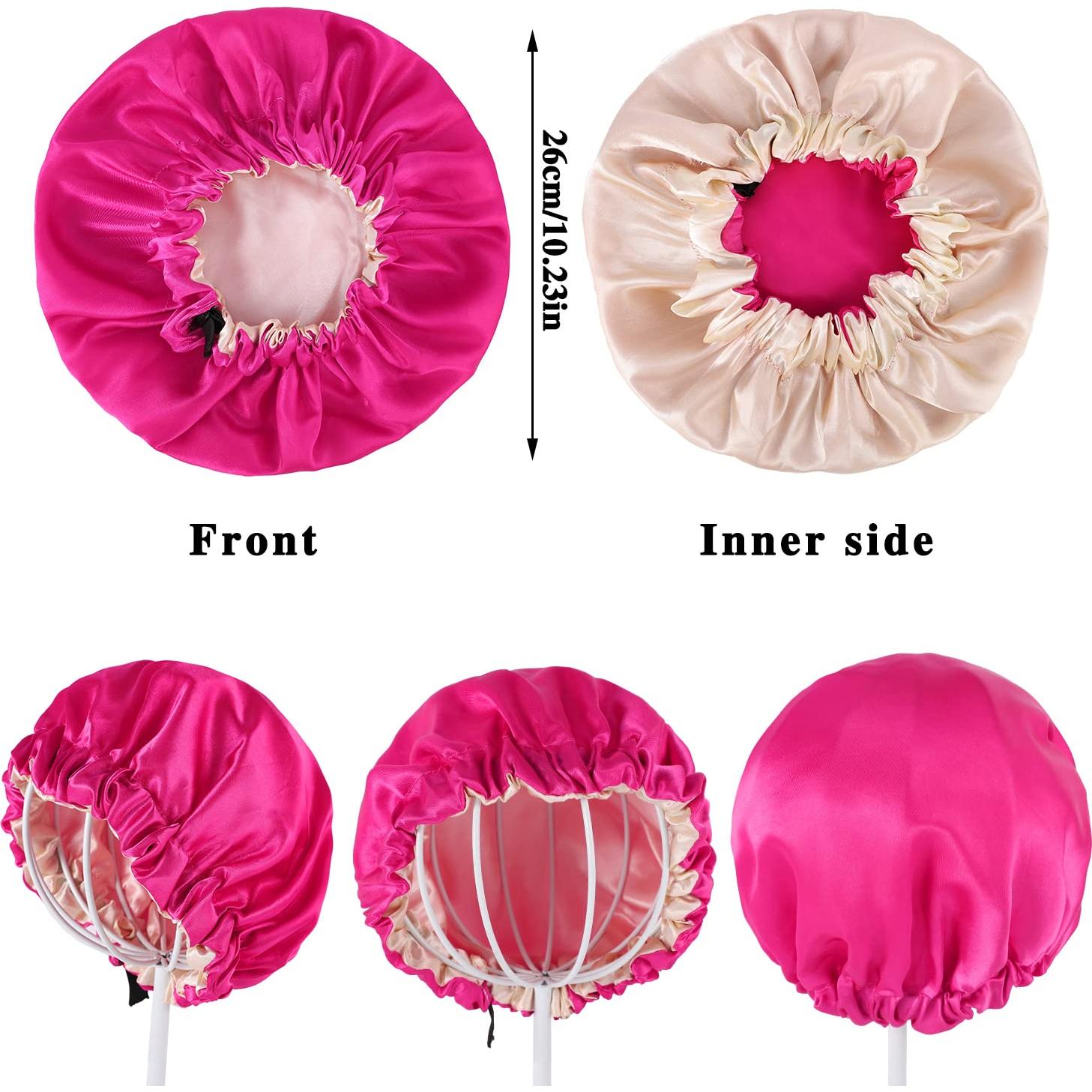 Gorro de Satén Ajustable para Bebé WSICSE - 2 Pcs