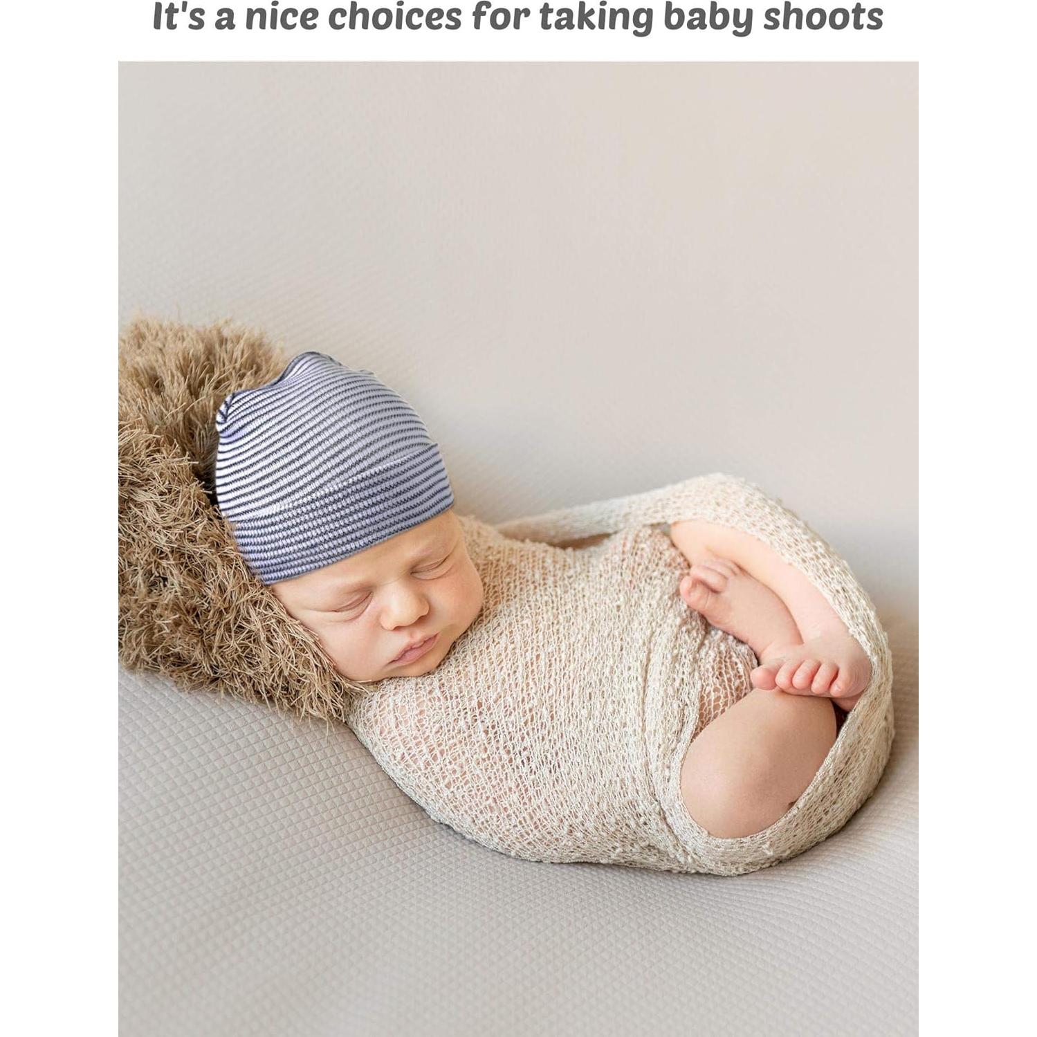 Gorra Beanie Geyoga para Bebé 0-6 Meses Algodón Suave