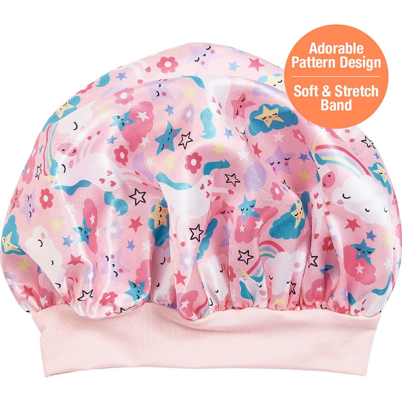 Gorra de Satén para Dormir Red by Kiss Unicornio Rosa 1-4 Años