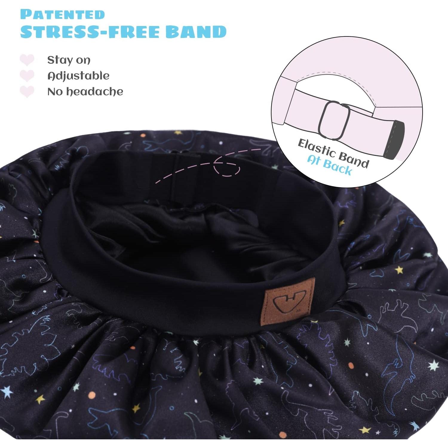 Gorro de Satén Ajustable para Niños Hat Hut - 1 a 8 Años