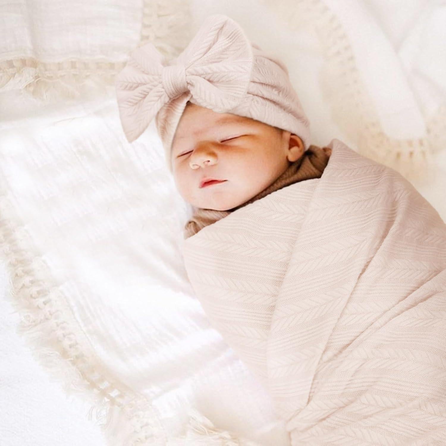 Conjunto de Gorros y Manoplas BQUBO para Bebés 0-12 Meses