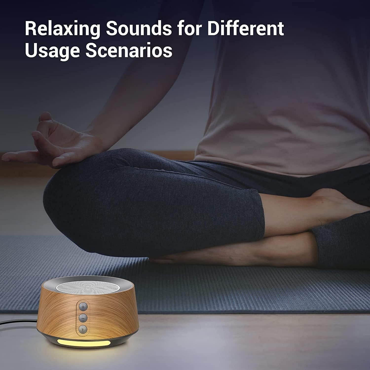 Máquina de Ruido Blanco BGOVERSS T126L con 20 Sonidos y Luz