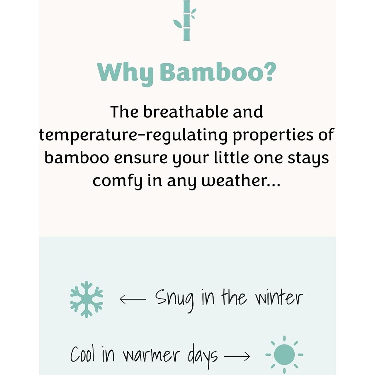 Saco de dormir anudado Caden Lane para recién nacidos 95% Viscosa