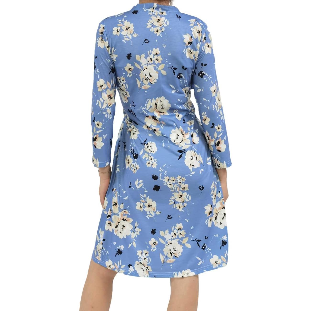 Conjunto de Bata de Maternidad SUFEINI con Manta y Diadema