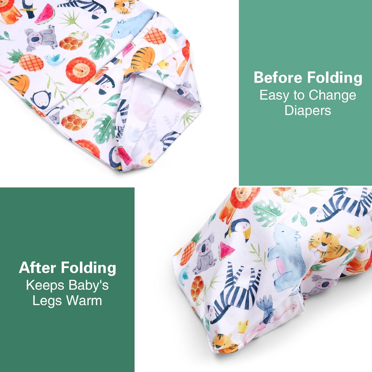 Vestido de Dormir para Bebé Niña MVUOCR Multicolor con Manoplas