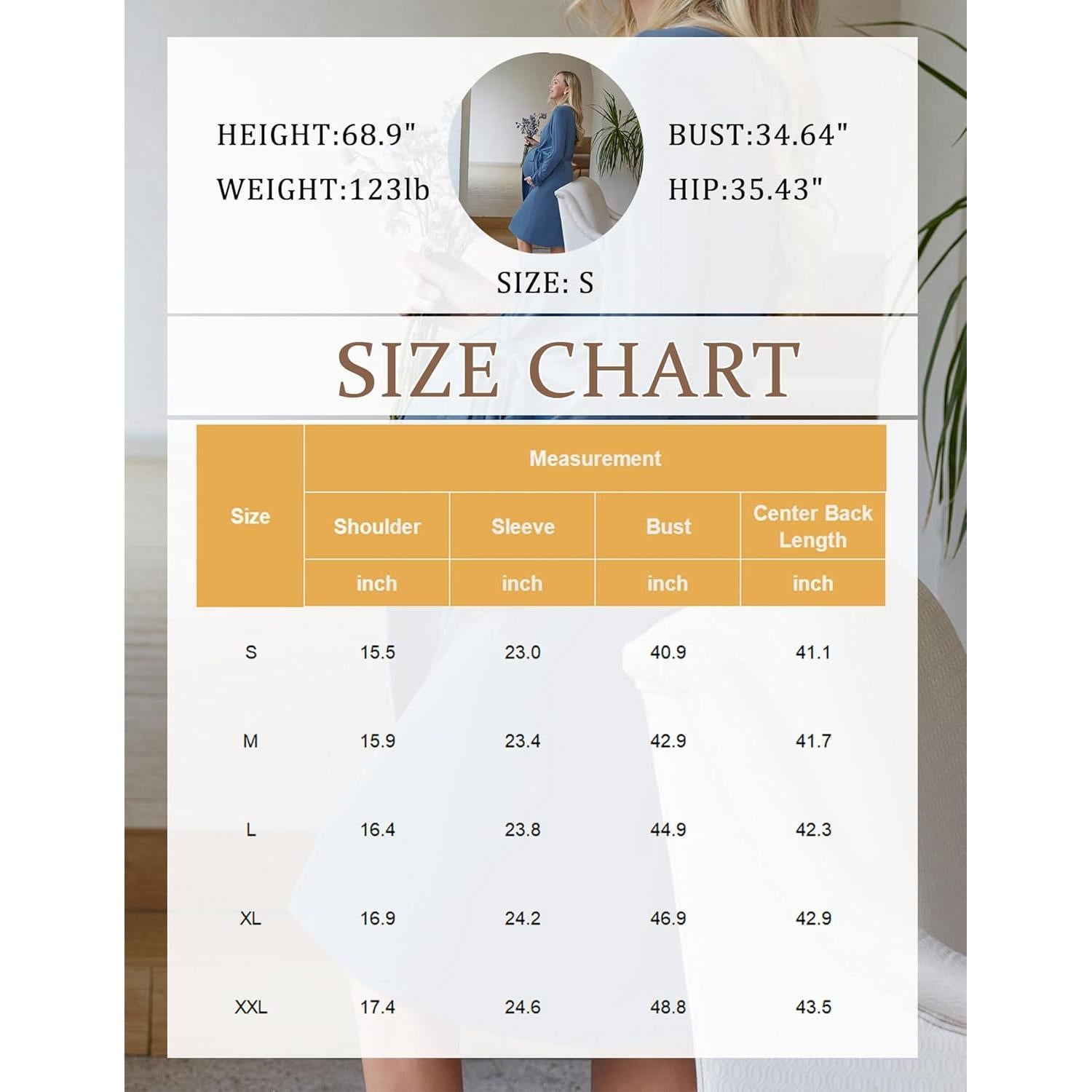 Bata de Maternidad Ekouaer Verde Oscuro para Lactancia