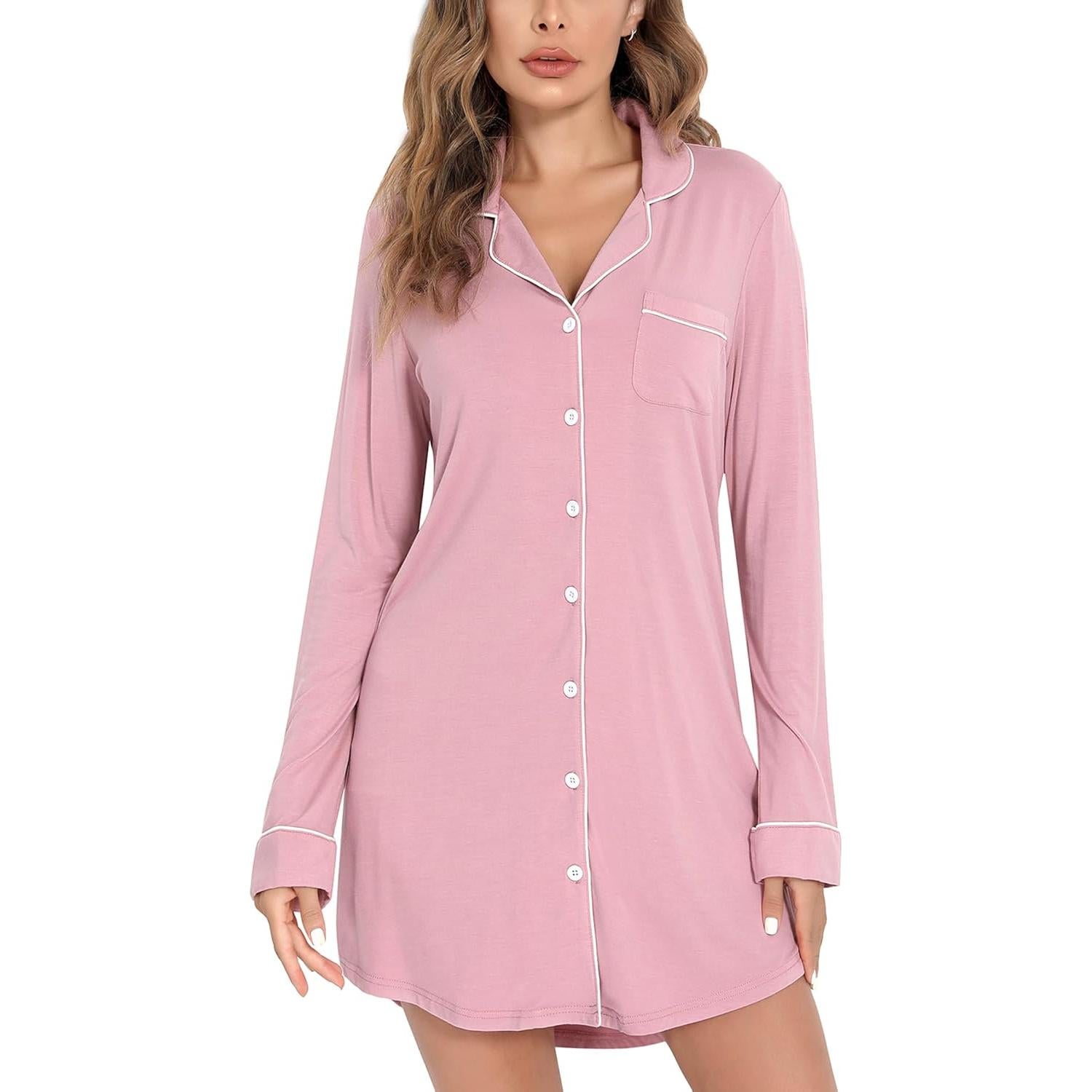 Camisón de Maternidad Leikar para Lactancia Manga Larga