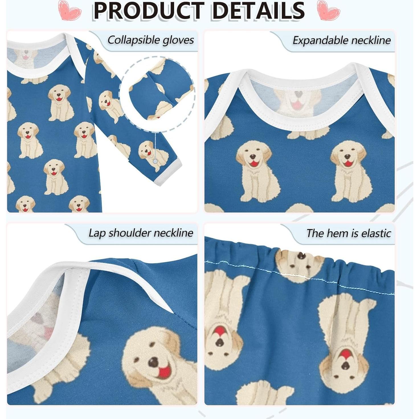 Vestido de Noche para Bebés Recién Nacidos Algodón 3 Meses