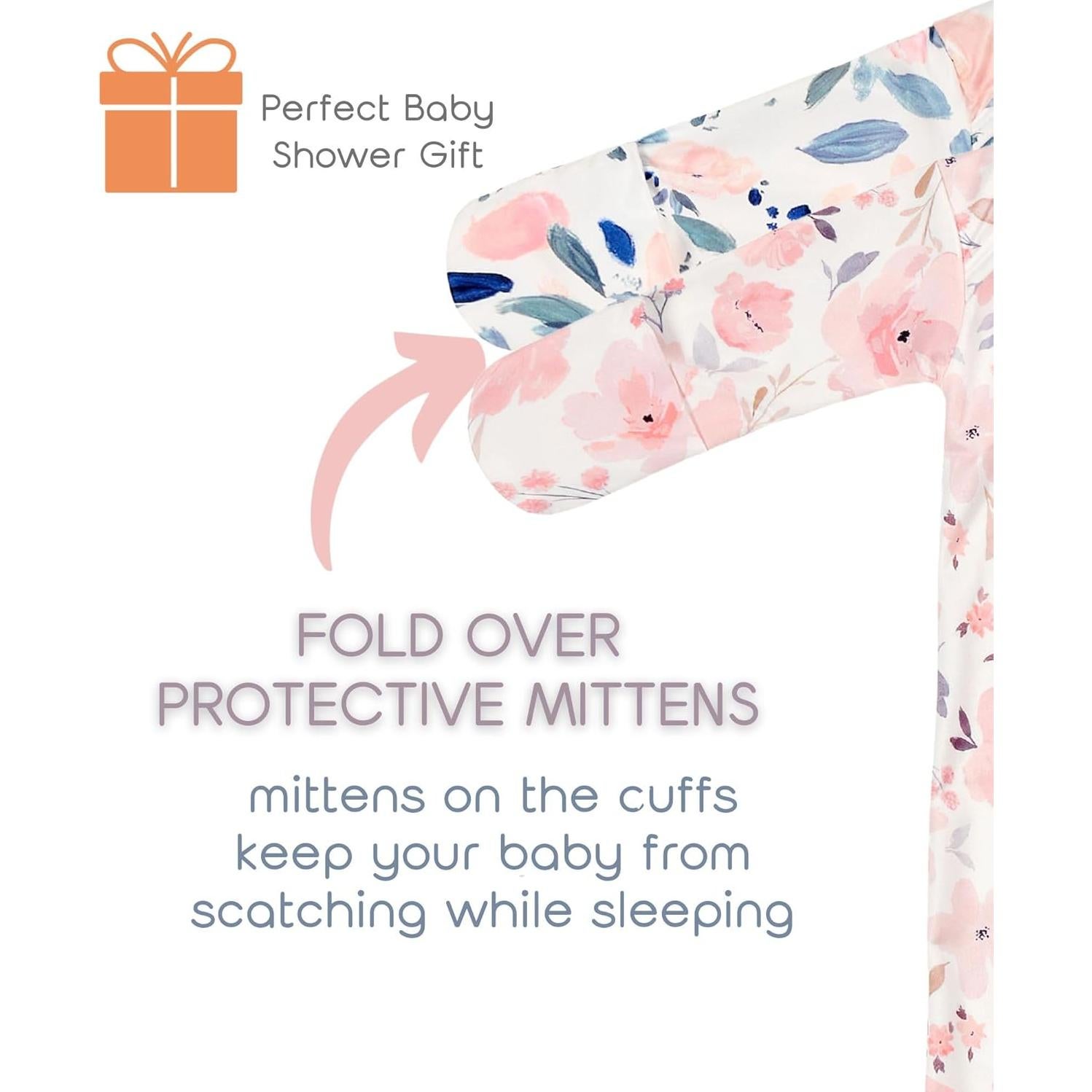 Vestido de dormir anudado Vollmic para bebé 0-3 meses rosa