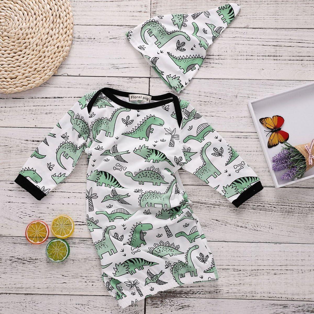 Pijamas de Dinosaurio COLOOM para Bebés 0-6M, Saco de Dormir