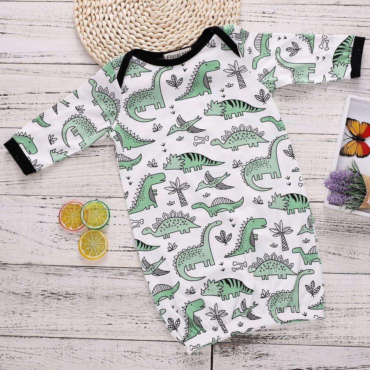 Pijamas de Dinosaurio COLOOM para Bebés 0-6M, Saco de Dormir