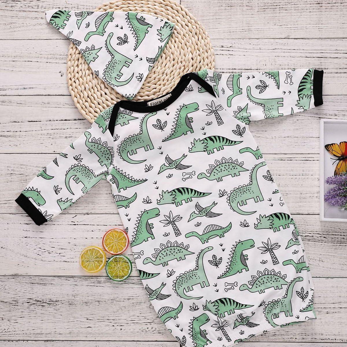 Pijamas de Dinosaurio COLOOM para Bebés 0-6M, Saco de Dormir