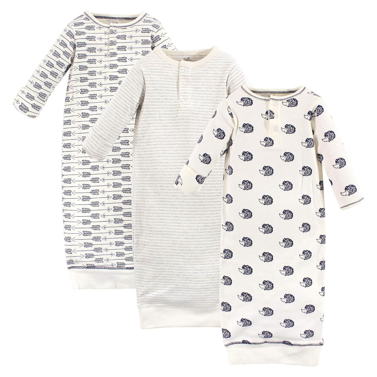 Vestido Henley Algodón Orgánico Tocado por la Naturaleza 0-6 Meses