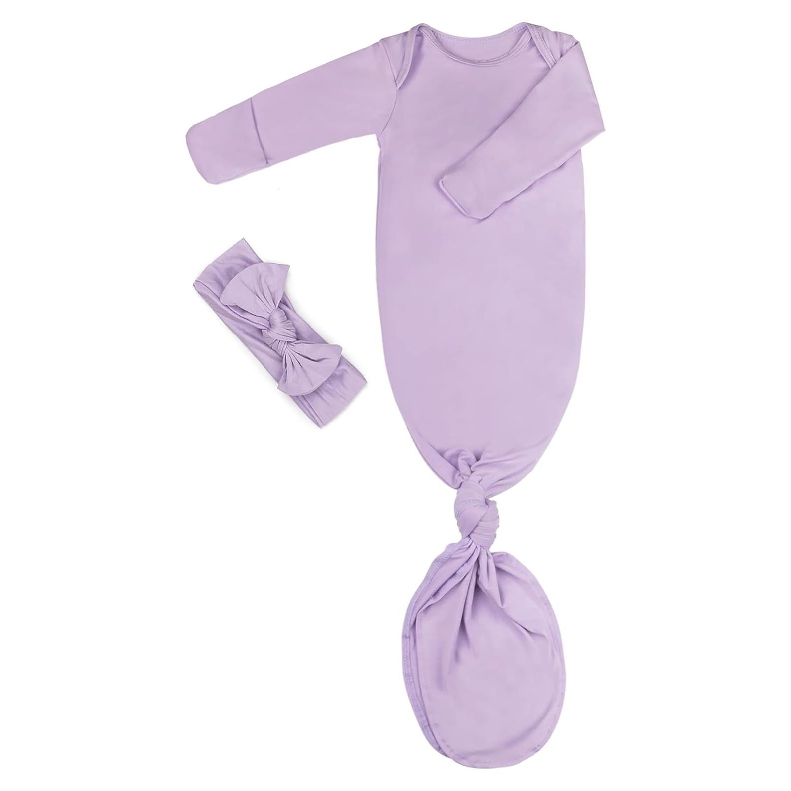 Vestido Anudado para Bebé HOCC 0-3 Meses Suave y Seguro