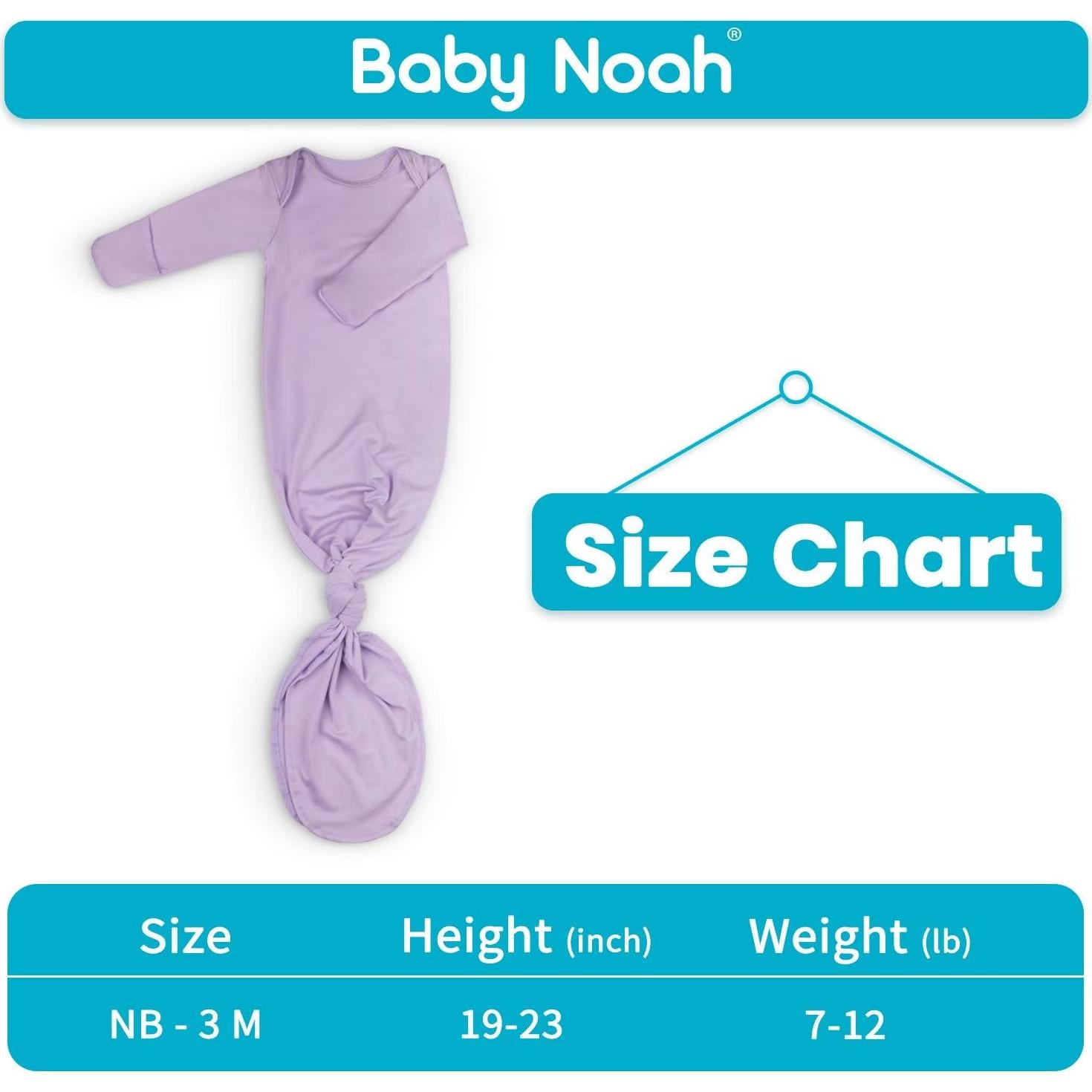 Vestido Anudado para Bebé HOCC 0-3 Meses Suave y Seguro