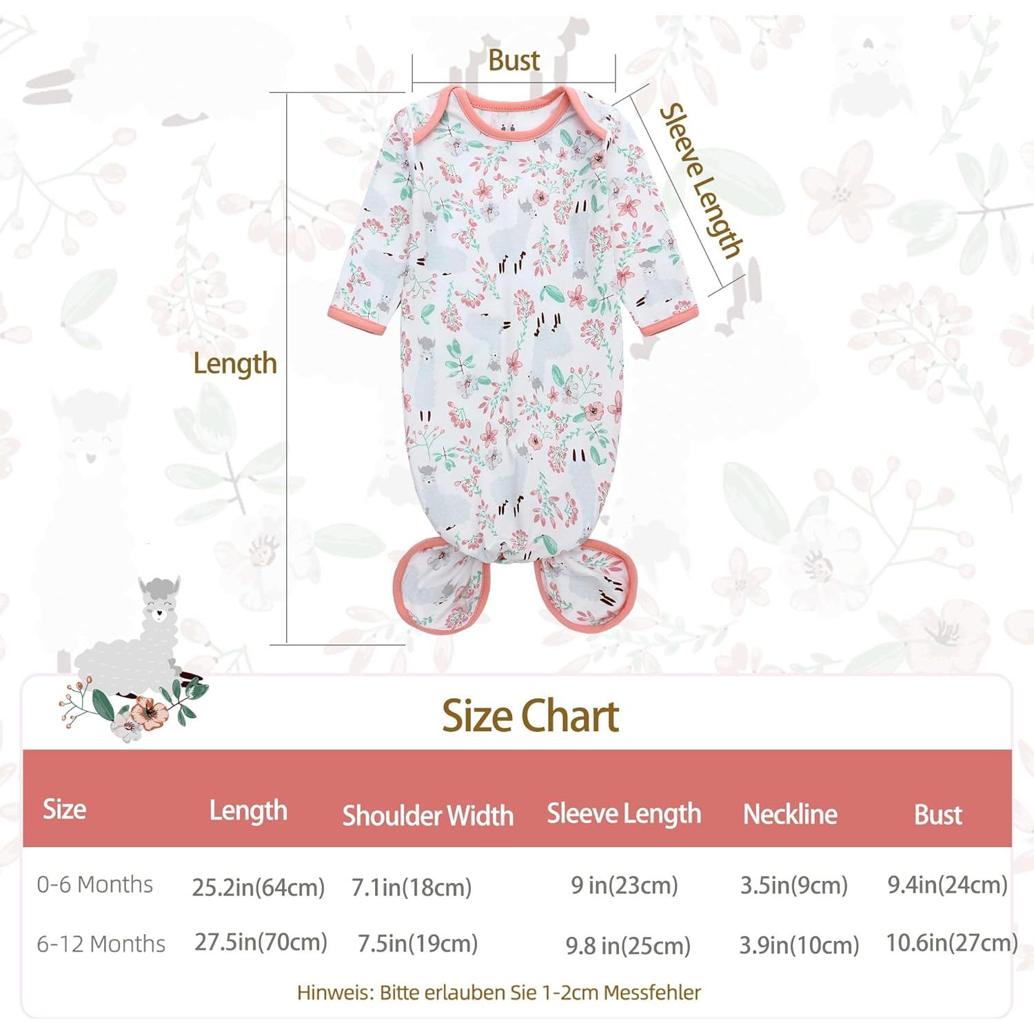 Conjunto de Gowns Anudados para Bebé Milagroso 6-12 Meses