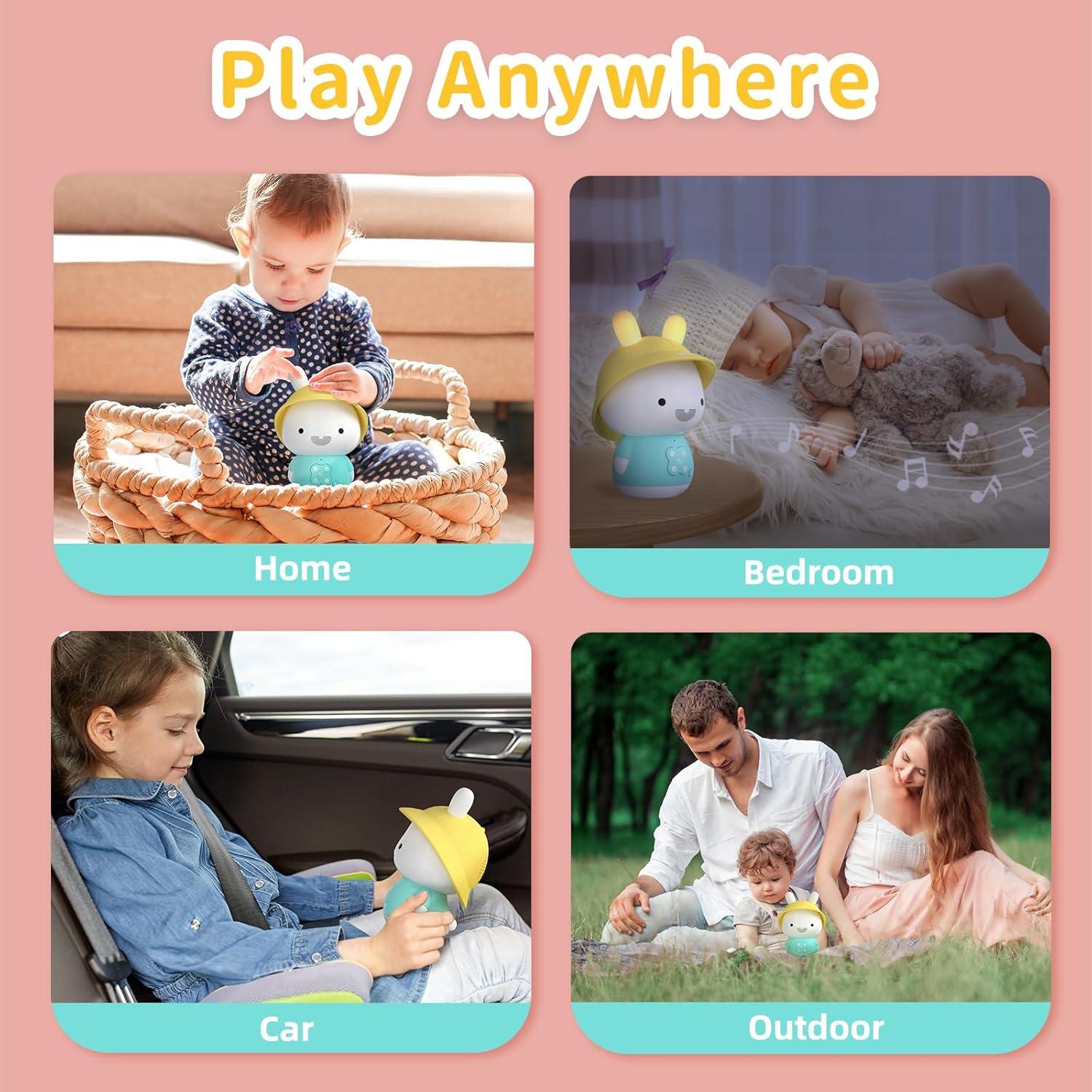 Reproductor de Música Alilo Bunny para Niños 0-6 Años