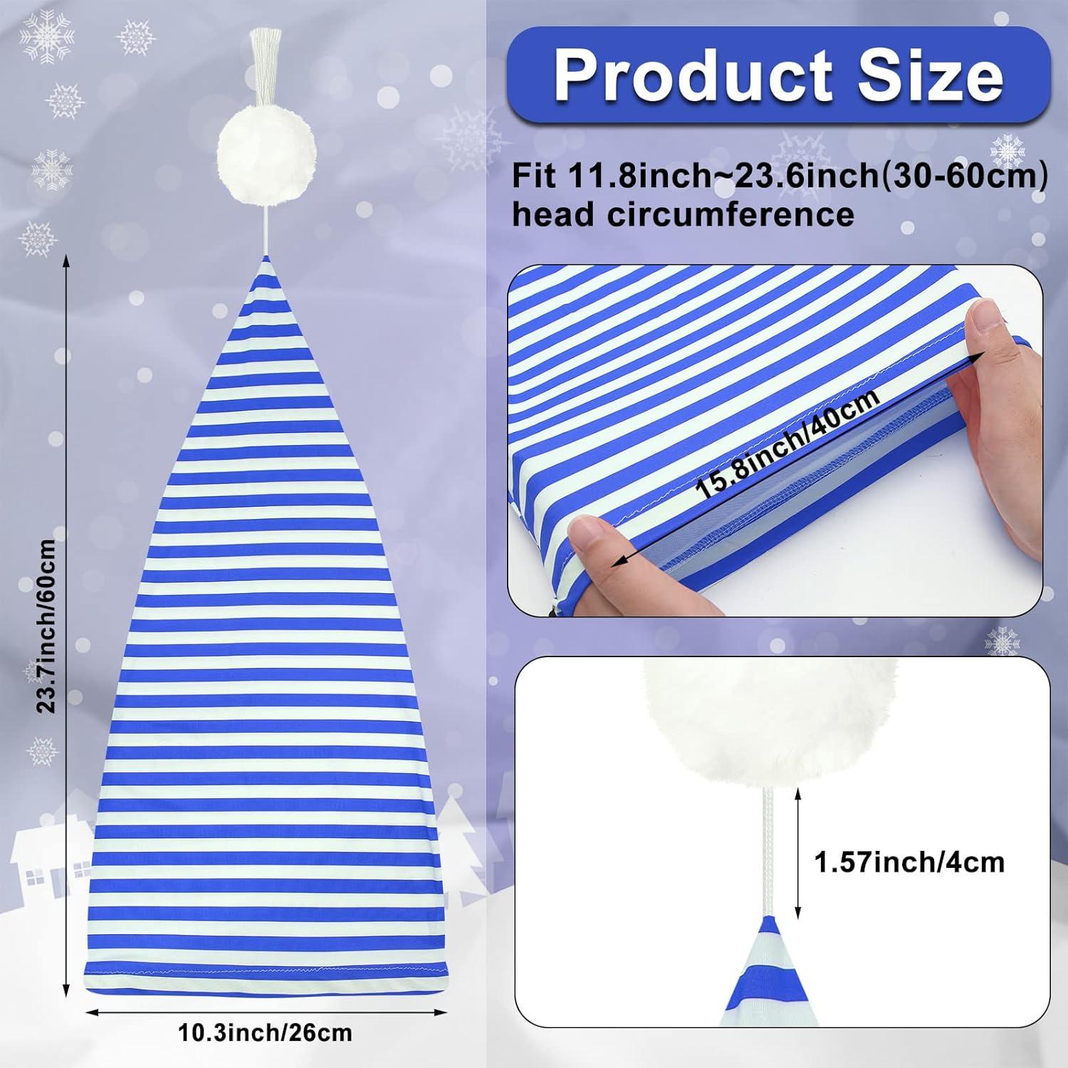 Gorro Nocturno Ajustable Eurzom para Hombre - 2 Piezas Rayas