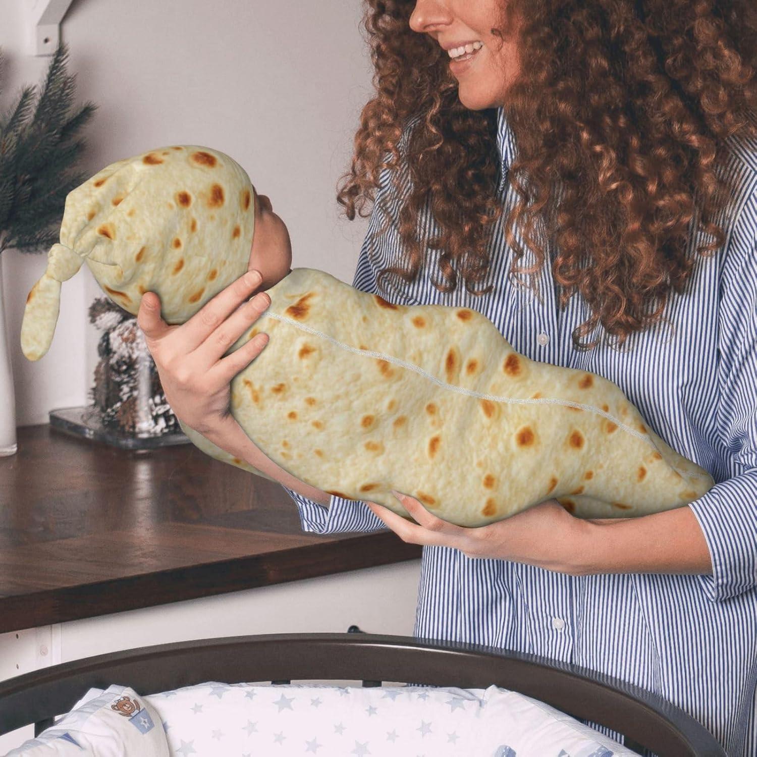 Manta de Envuelo para Bebé Jarverce Burrito Suave 29x53cm