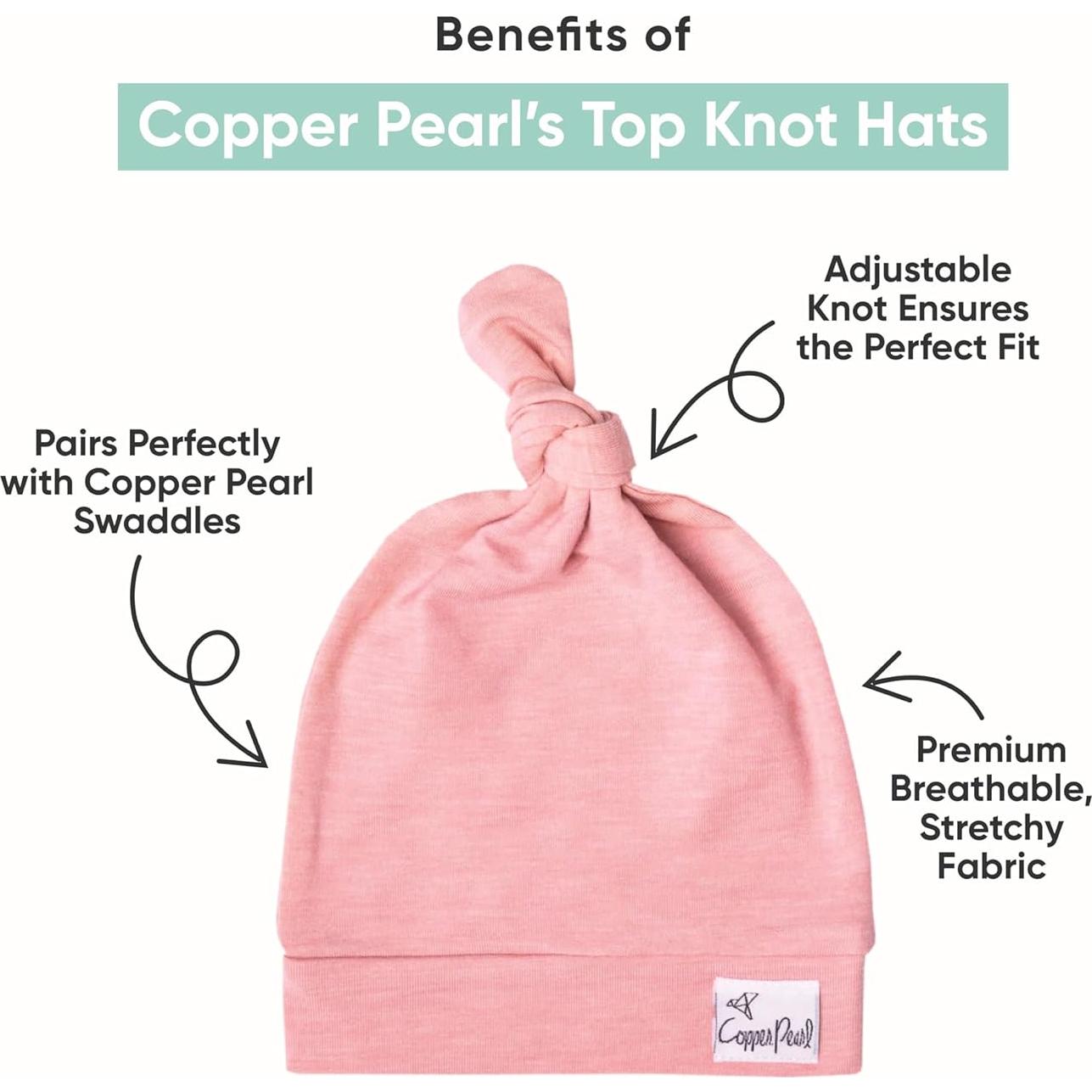 Gorro Beanie para Bebé Copper Pearl Midtown Ajustable 0-6 Meses