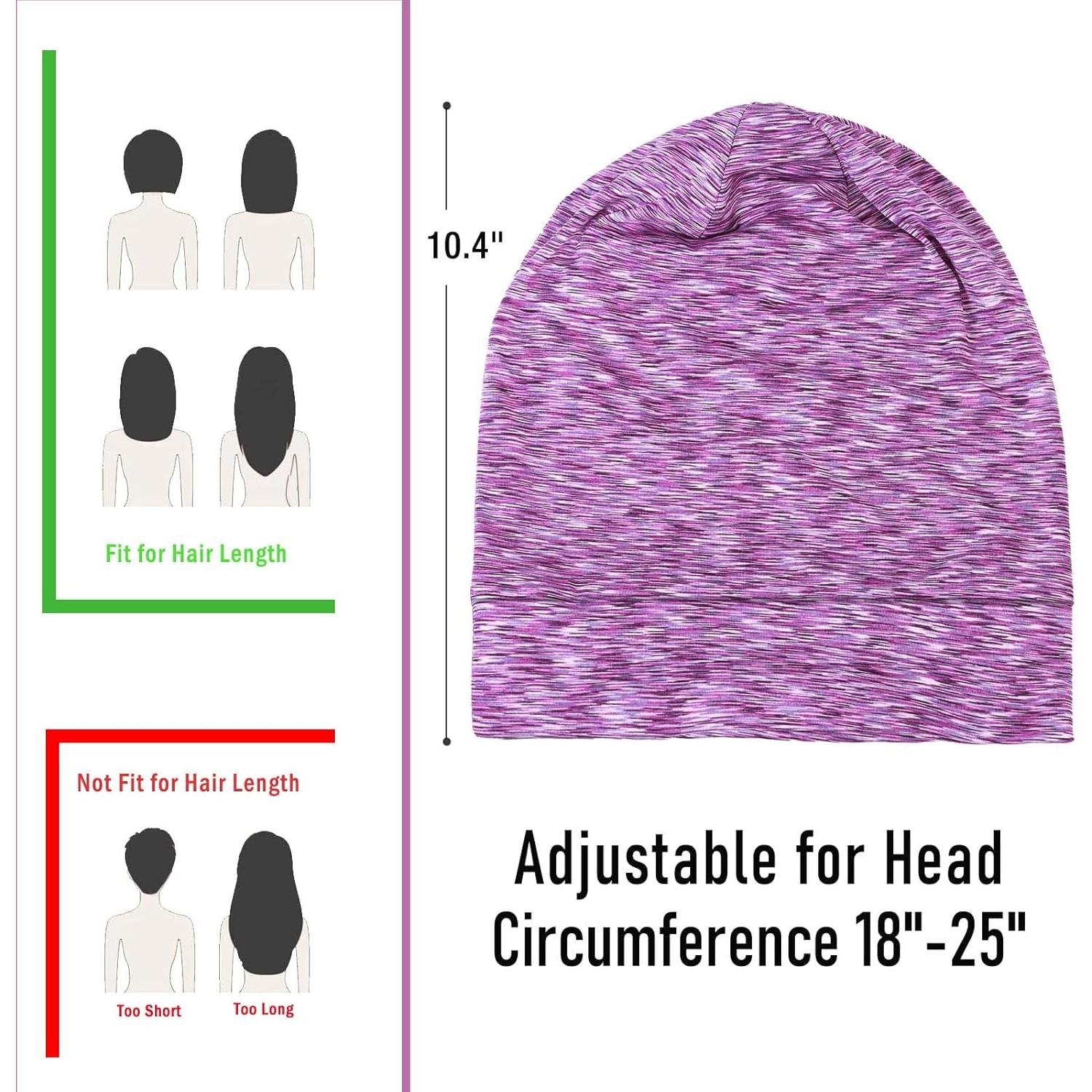 Bonete de Seda SOLZEK para Dormir Ajustable Leopardo 18x15cm