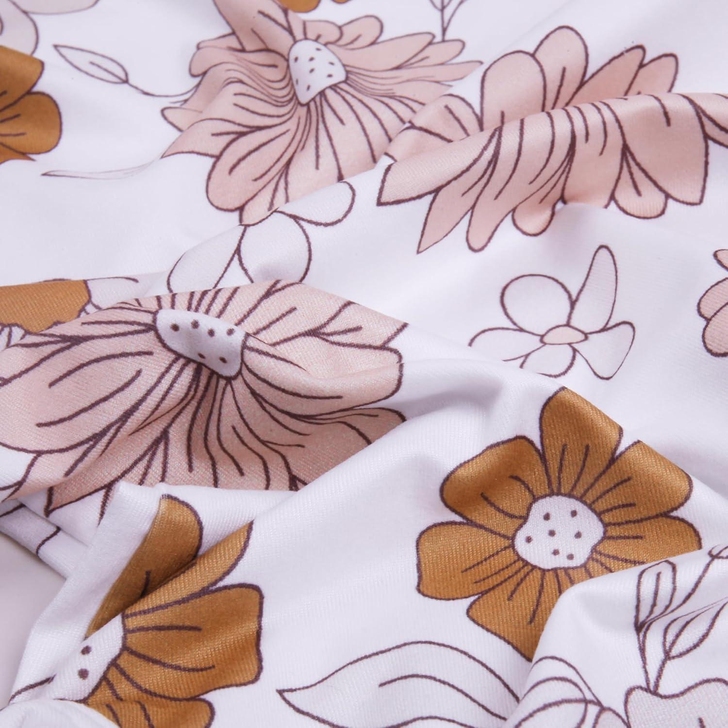 Vestido de Bebé Niña Recién Nacida Mikccer 0-6 Meses con Guantes