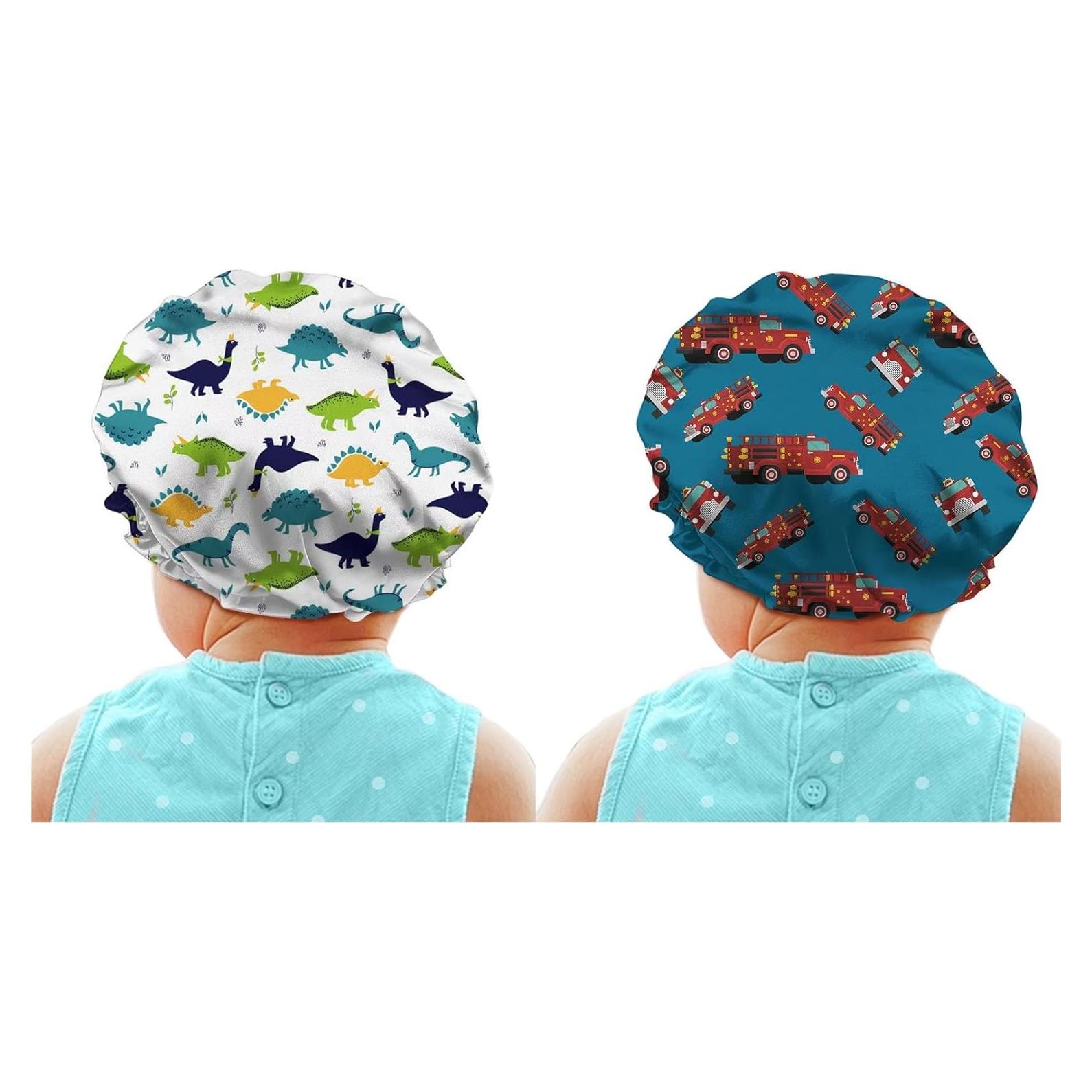 Gorro de Satén para Niños Babrukda - 2 Paquetes Ajustables