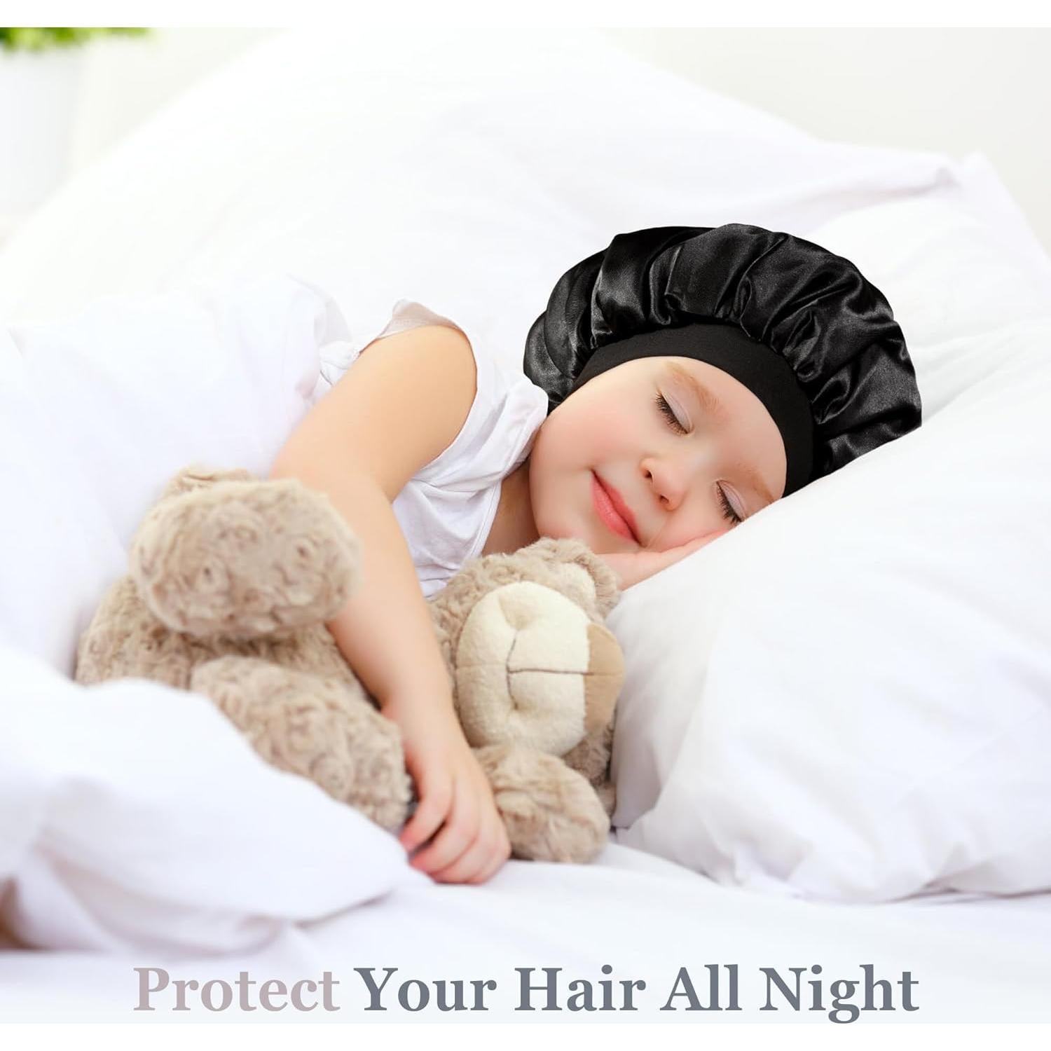 Bonete de Seda Satinada para Niños Choshion - Set F