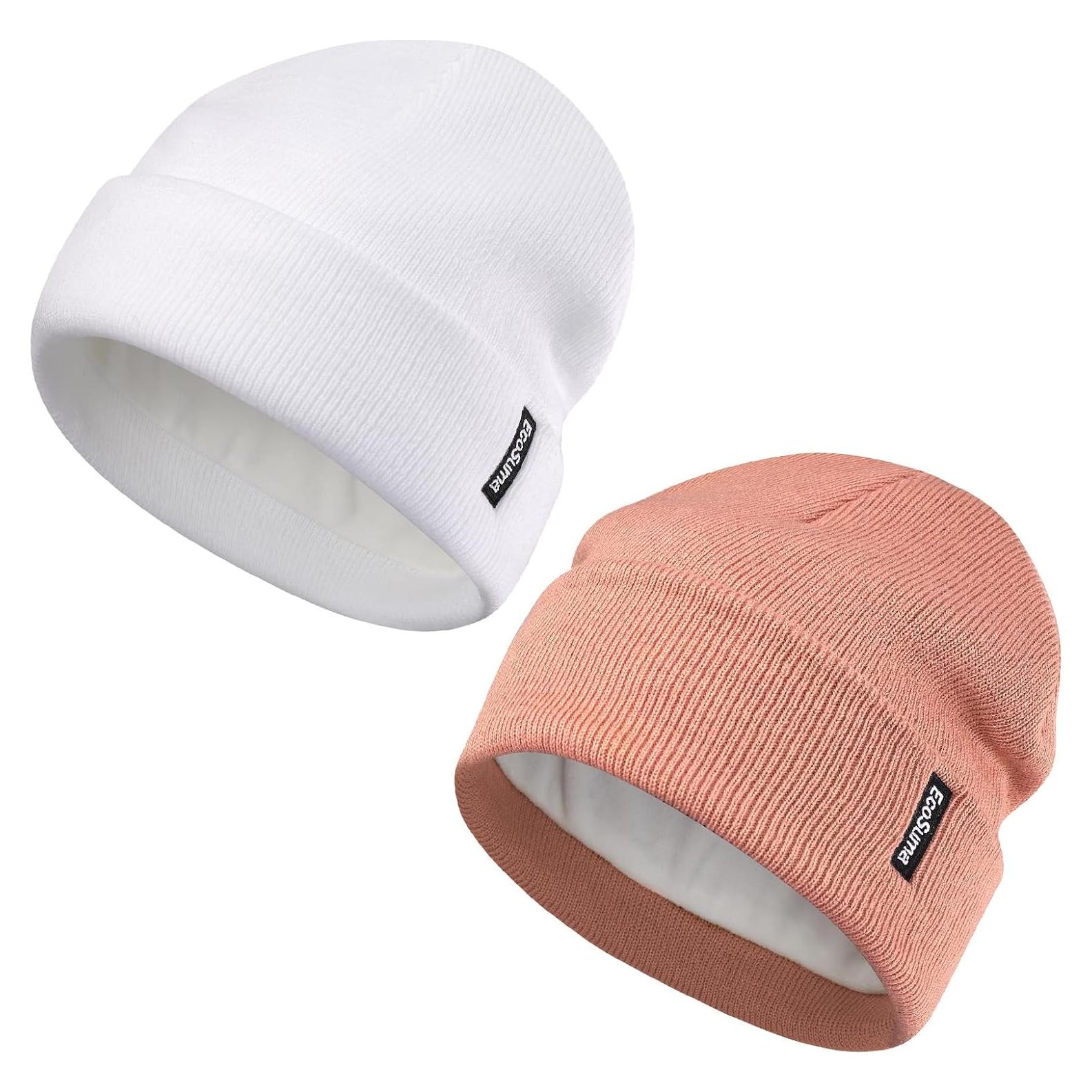 Paquete de 2 Gorras de Invierno EcoSuma para Bebés 0-8 Años