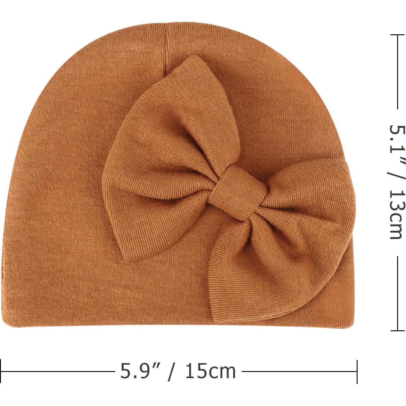 BQUBO Gorro y Manoplas para Bebés 0-6 Meses Algodón