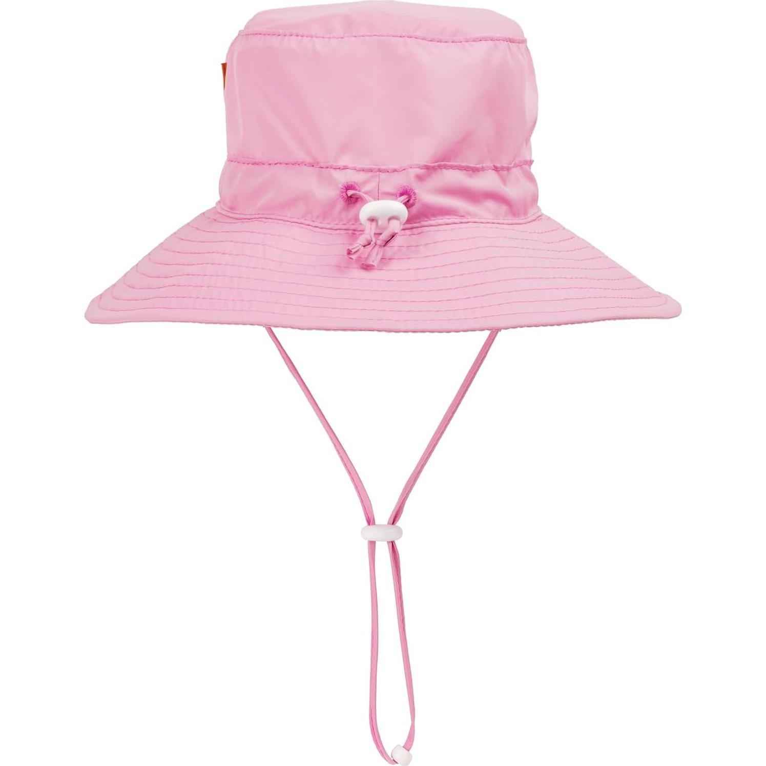 Gorro de sol HECCEI para bebé UPF 50+ ajustable rosa 6-24 meses
