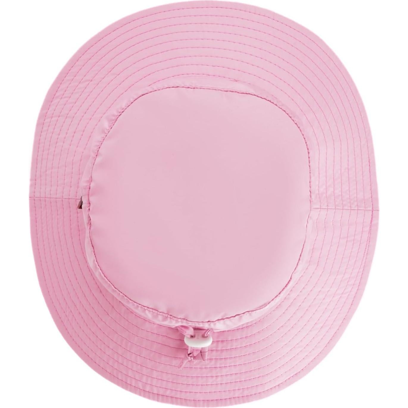 Gorro de sol HECCEI para bebé UPF 50+ ajustable rosa 6-24 meses