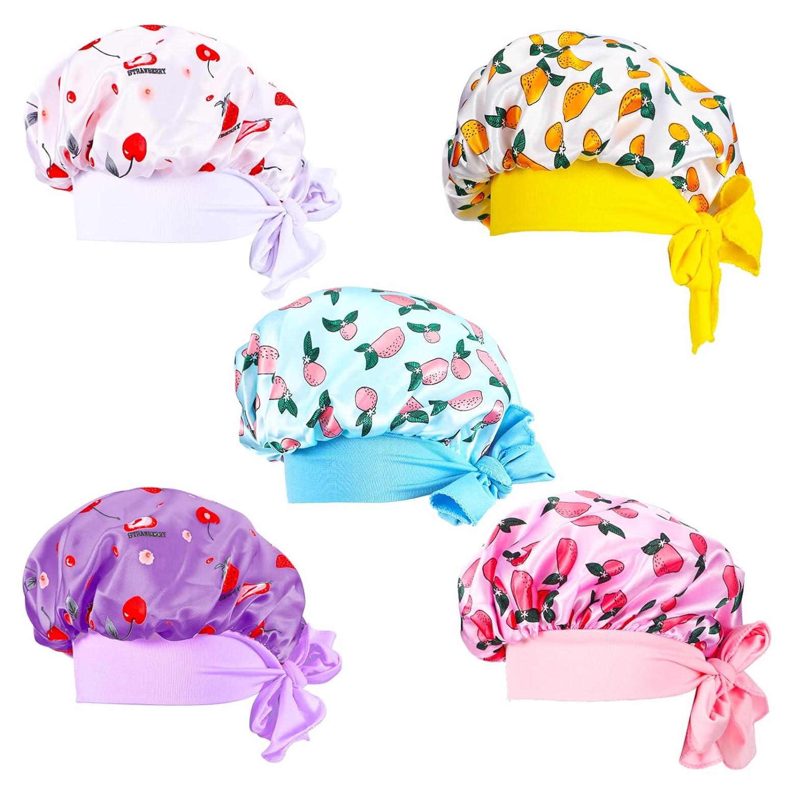 Gorros de Satén para Niños Eurzom - 5 Piezas Coloridas