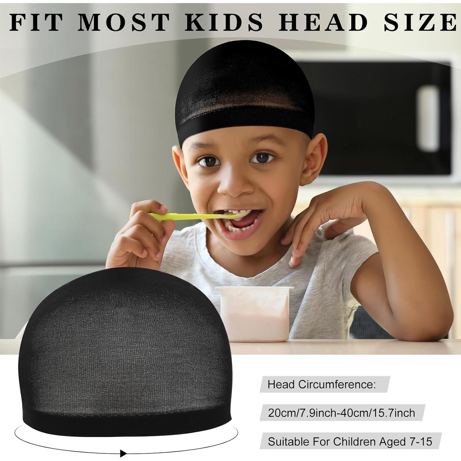 Gorros de Ola para Niños Toulite - 12 Piezas Negro