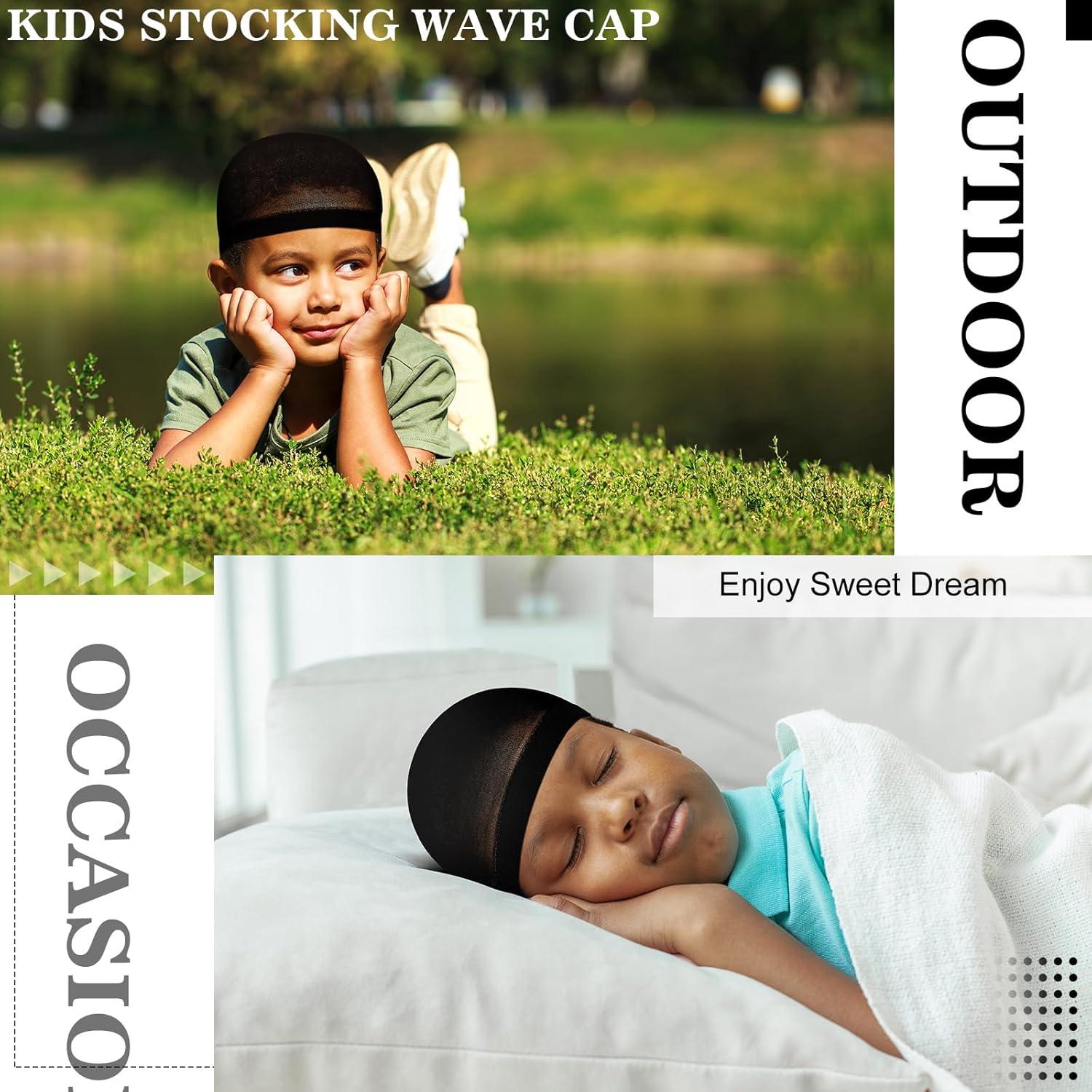 Gorros de Ola para Niños Toulite - 12 Piezas Negro