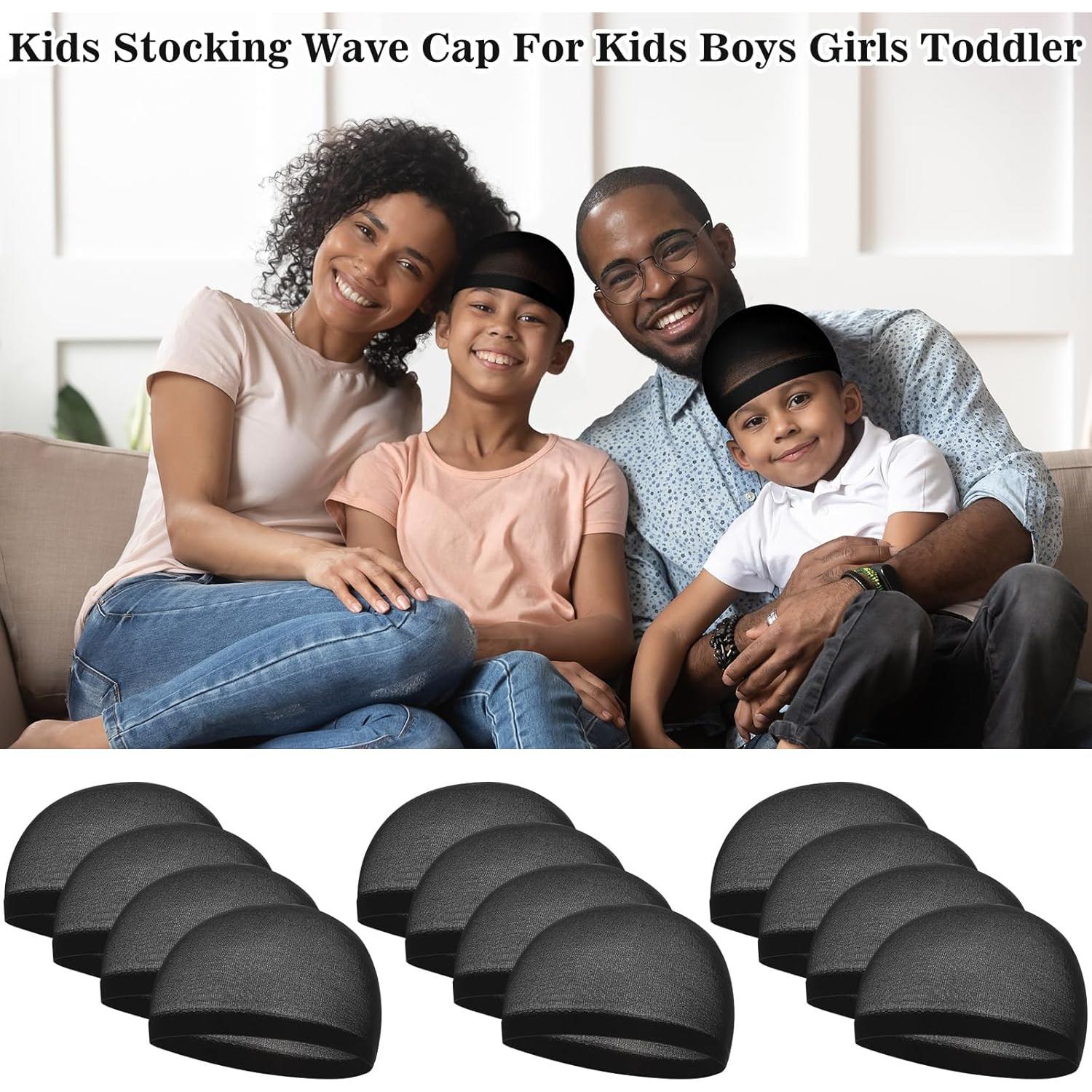 Gorros de Ola para Niños Toulite - 12 Piezas Negro