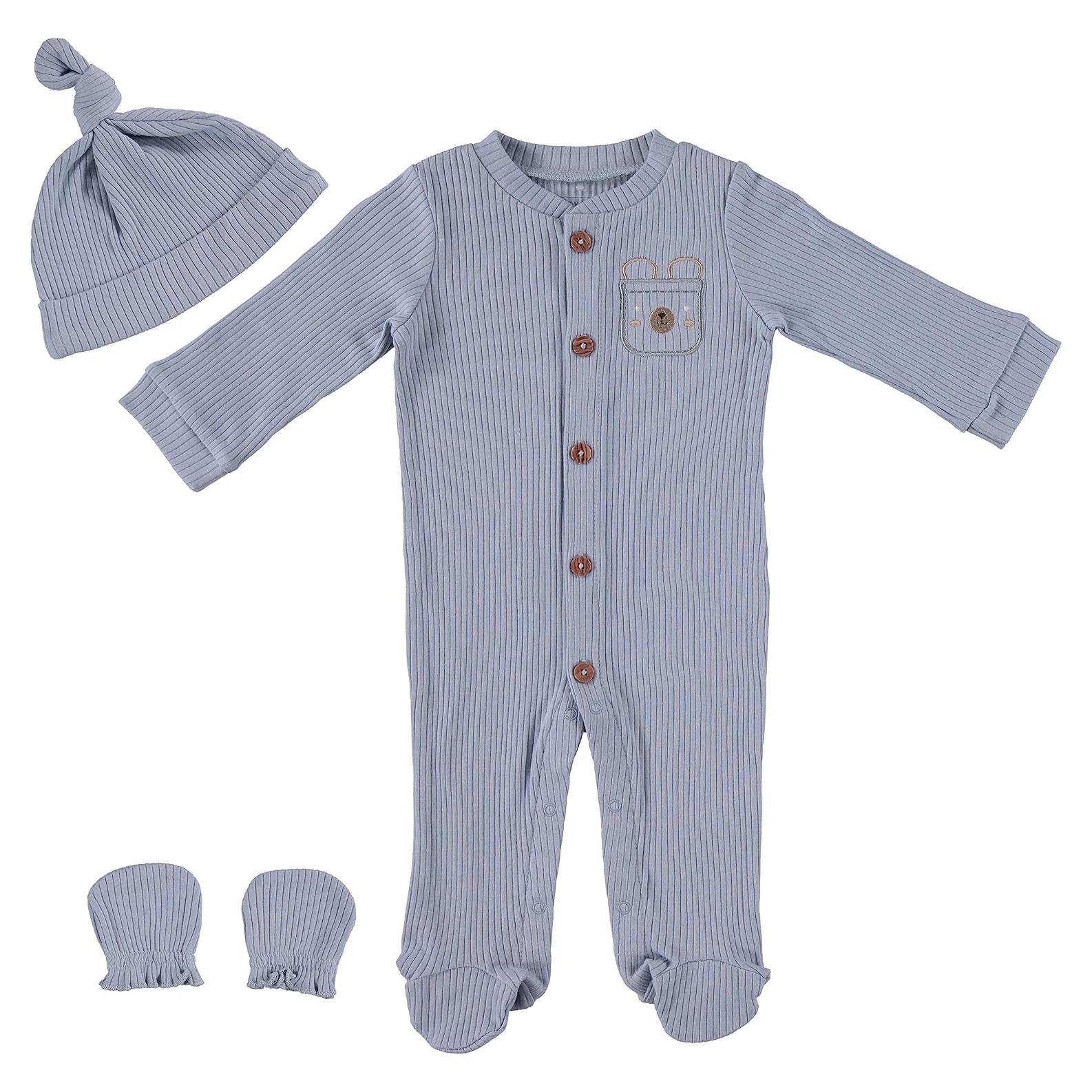 Conjunto de Pijamas para Bebé CHICK PEA Azul Pastel 3-6 Meses