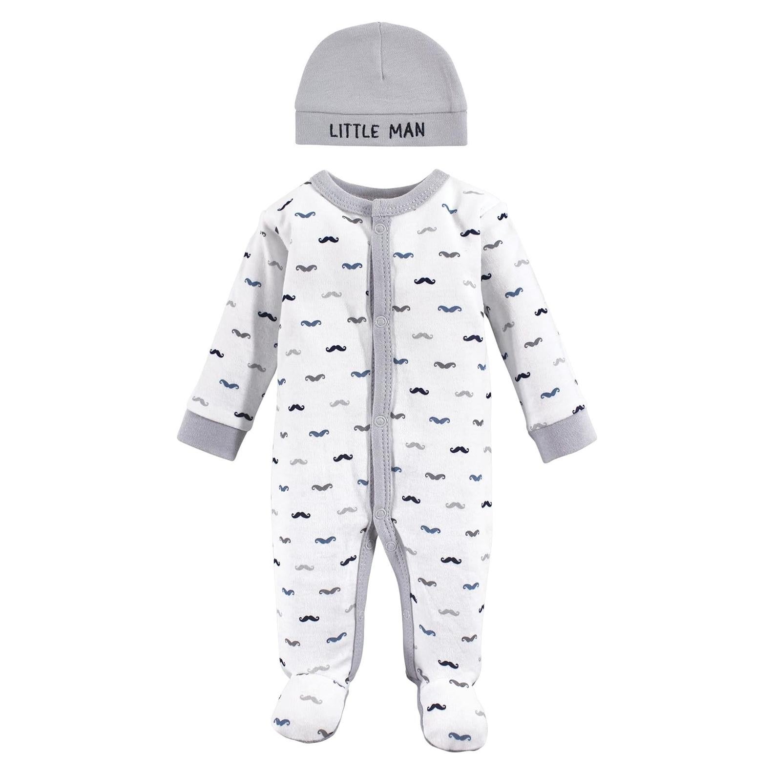 Conjunto de Algodón Prematuro Luvable Friends con Gorro