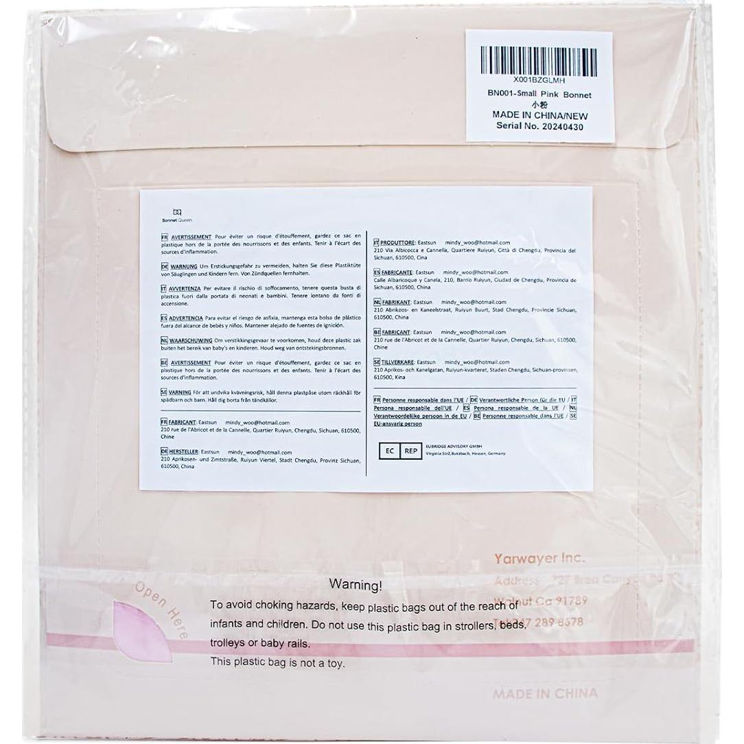 Bonete de Satén para Dormir Eastsun Azul Mediano Ajustable