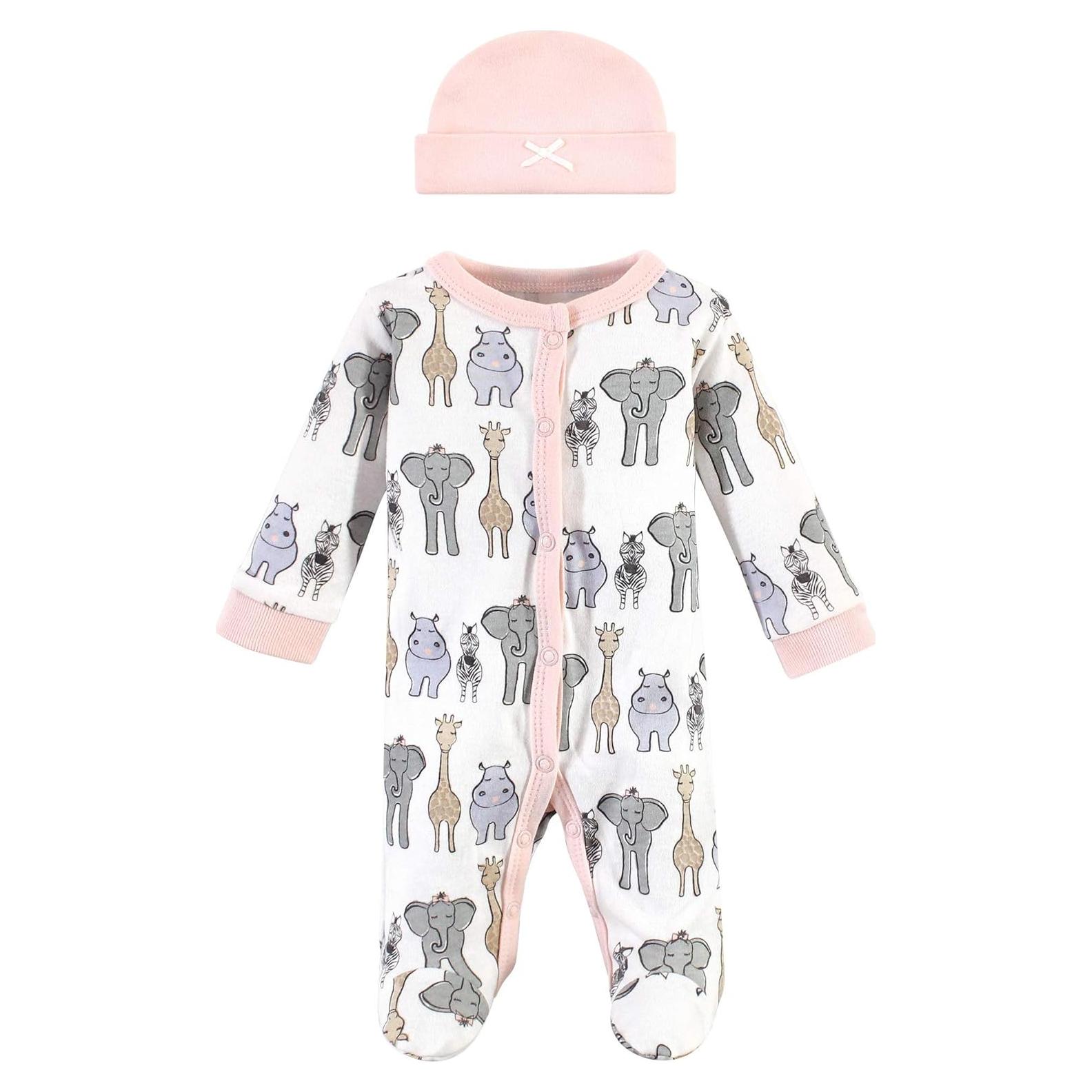 Conjunto y Gorro para Bebé Prematuro Unisex Hudson Baby