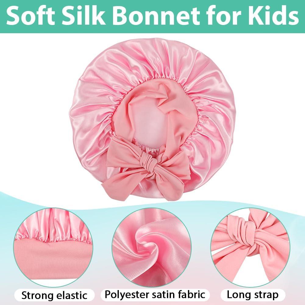 4 Gorros de Satén para Bebés IJRPLM - Suave y Ajustable