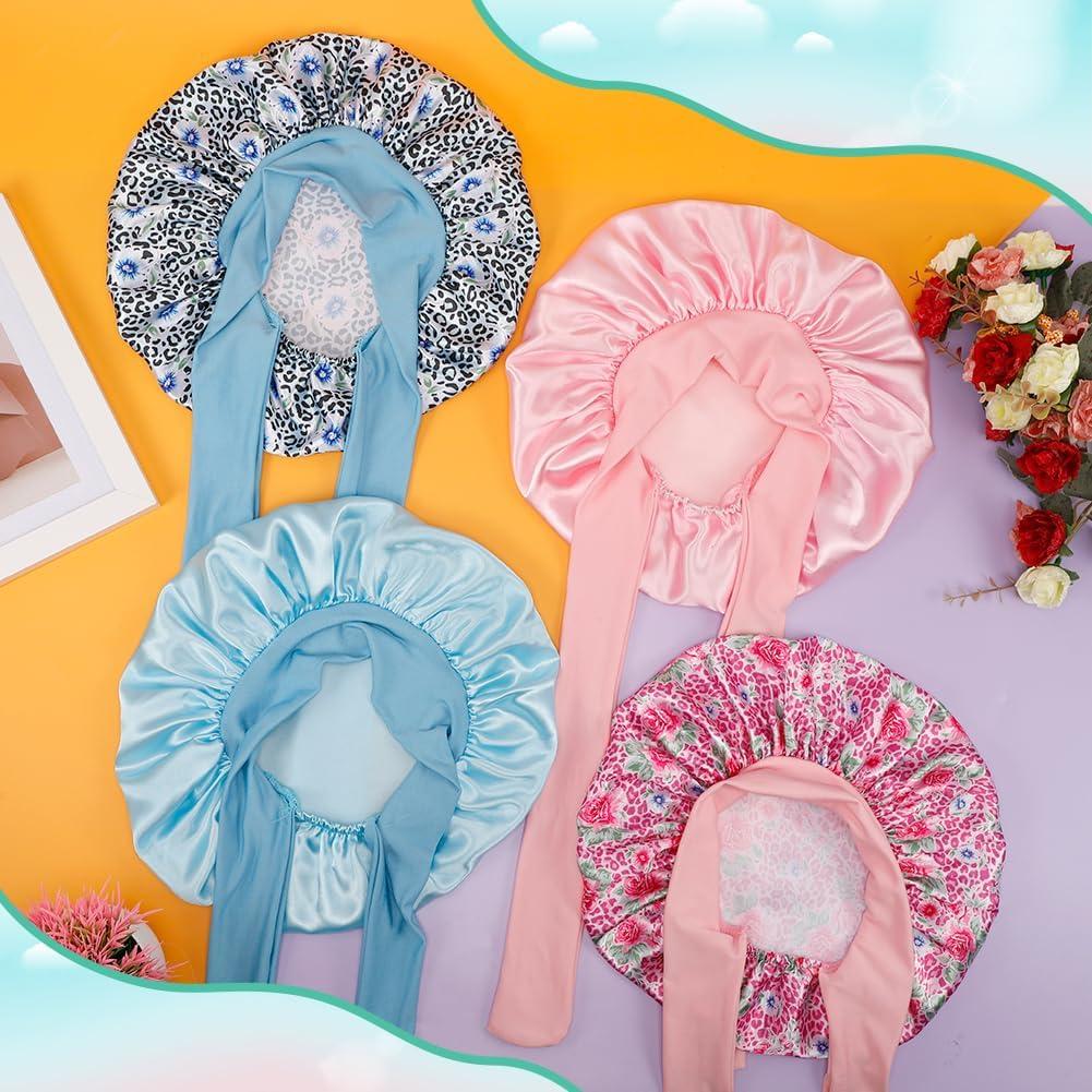 4 Gorros de Satén para Bebés IJRPLM - Suave y Ajustable