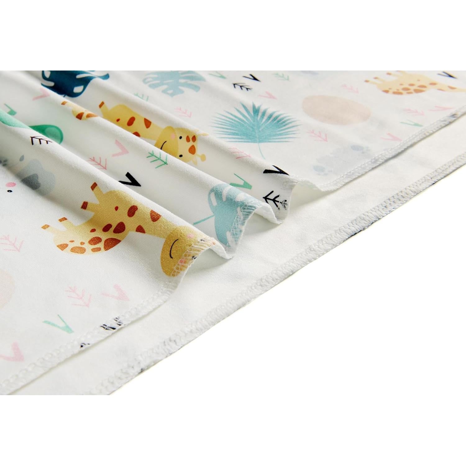 Conjunto Manta y Gorra Bebé Terriboo Estampado Animales 80x80 cm