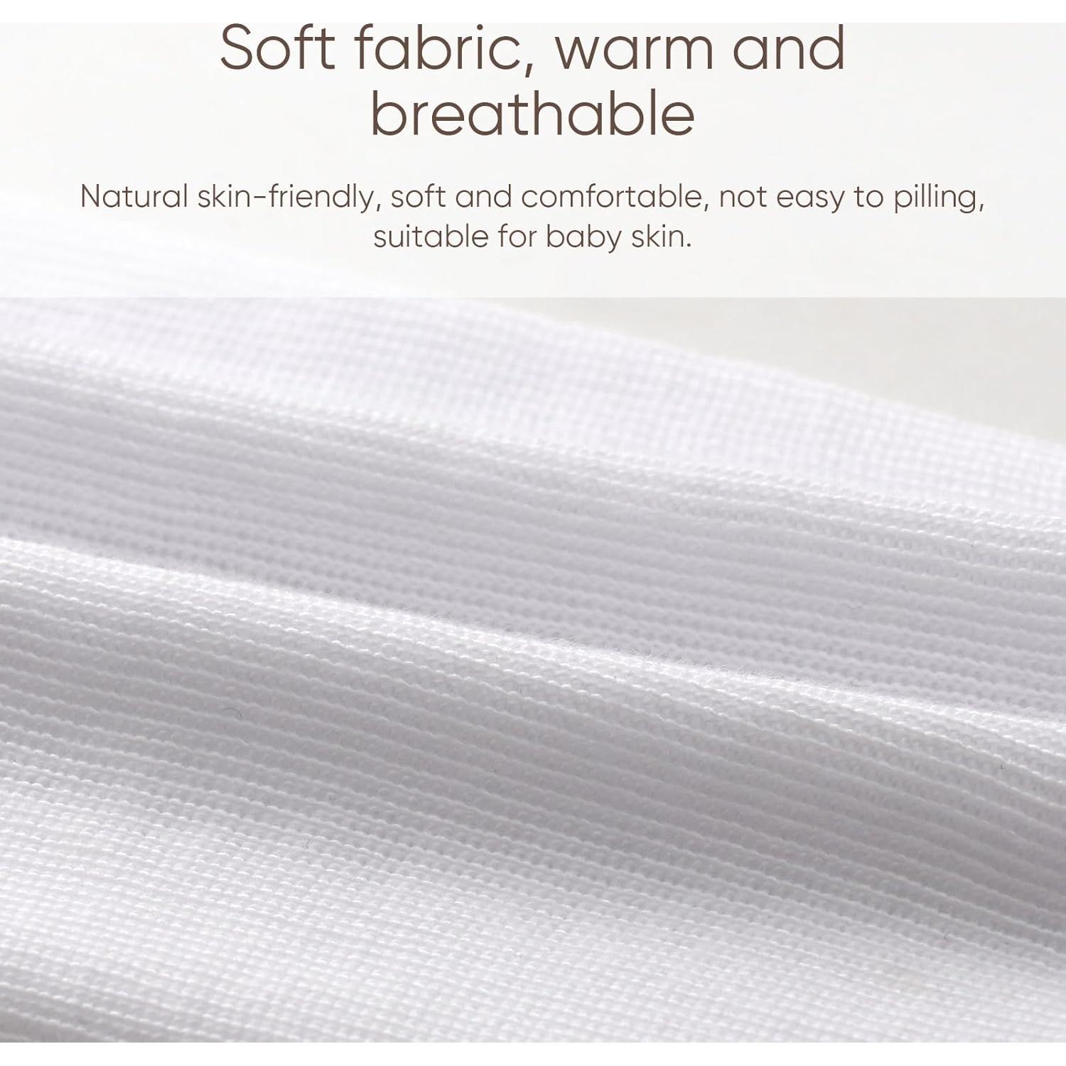 Gorros Suaves para Bebé AQOKKA 0-6 Meses Algodón 3 Piezas