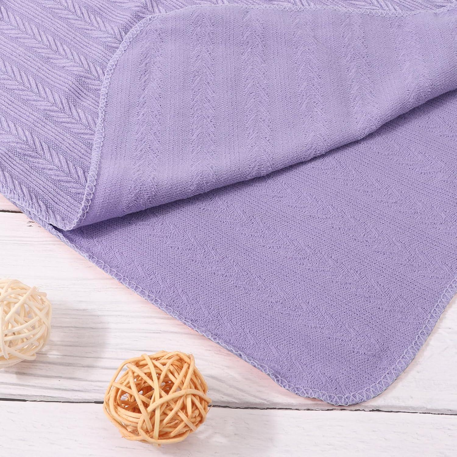 DRESHOW Manta de Recepción para Recién Nacidos 80cm Púrpura