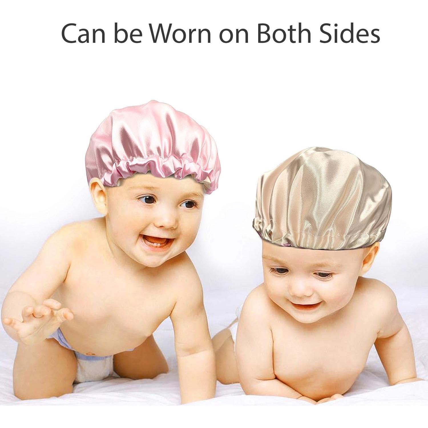 Gorros de Sueño de Satén RERYOU para Niños - 3 Piezas