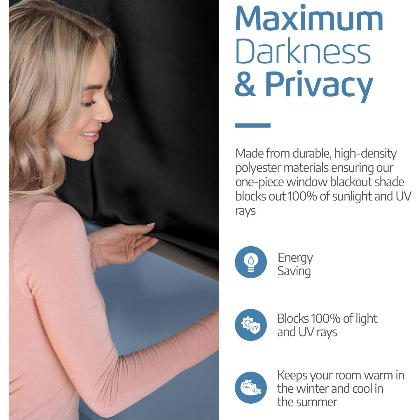 Cortina Blackout Portátil SUN AWAY 167.6x129.5cm - Aislante Térmico