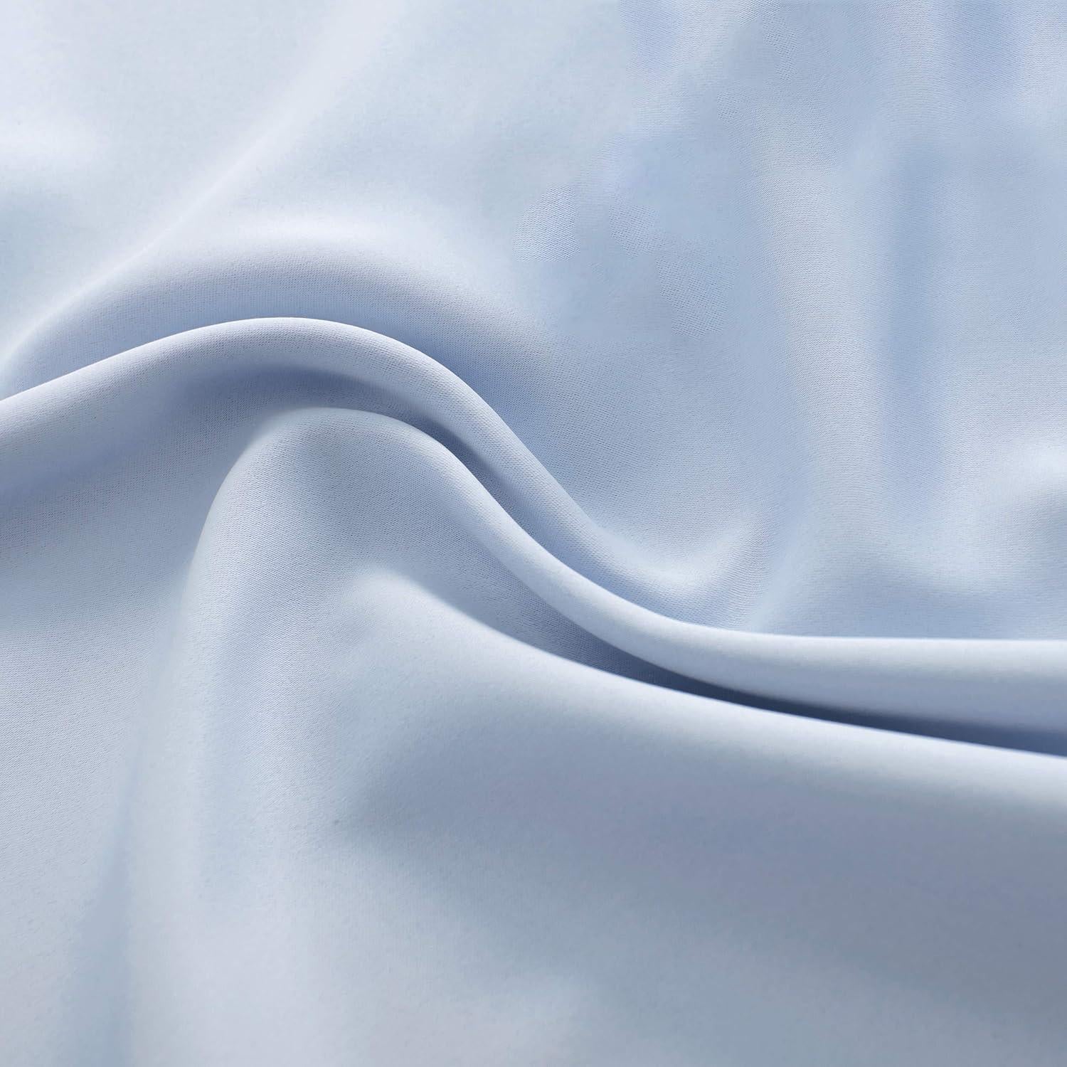 Cortinas Opacas Aislantes Térmicas DONREN Azul Claro 106.68x213.36cm